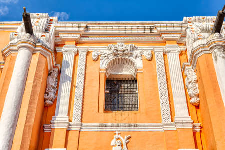 Puebla, Mexico - January 2022 : Historical center in sunny weather, HDR Imageのeditorial素材