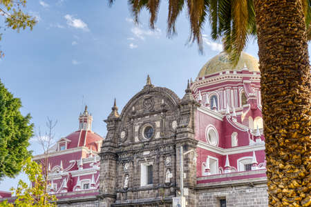 Puebla, Mexico - January 2022 : Historical center in sunny weather, HDR Imageのeditorial素材