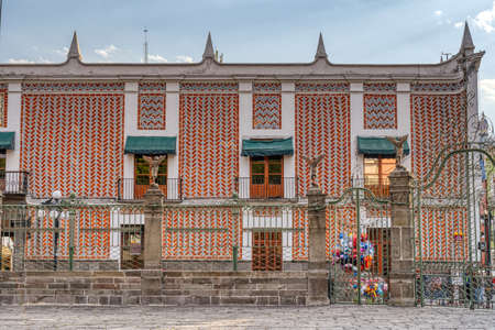 Puebla, Mexico - January 2022 : Historical center in sunny weather, HDR Imageのeditorial素材