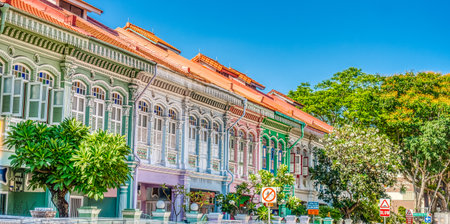 The beautiful architecture of the old buildingsの写真素材