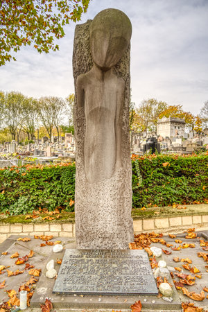 Memorial to the victims of the war in Paris.の写真素材