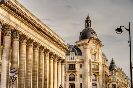 Facade of the Opera de Paris, Franceの写真素材