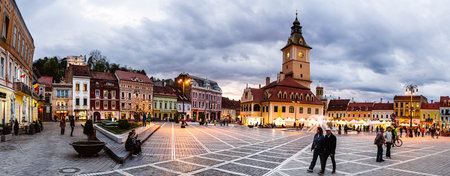 Brasov Landmarks, Romaniaの写真素材