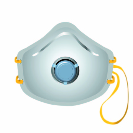 respiratory mask vectorのイラスト素材