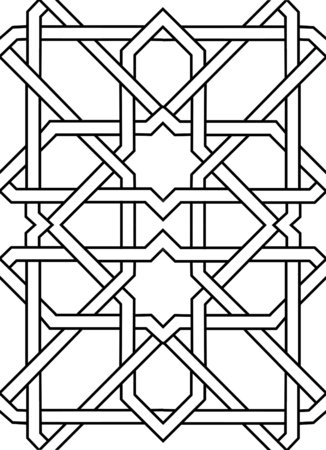 seamless geometric textureのイラスト素材