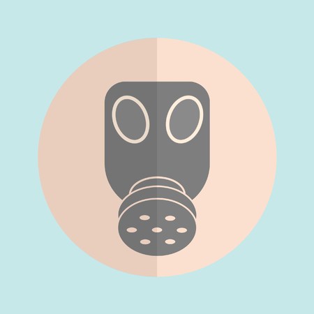 gas mask icon mid colourのイラスト素材