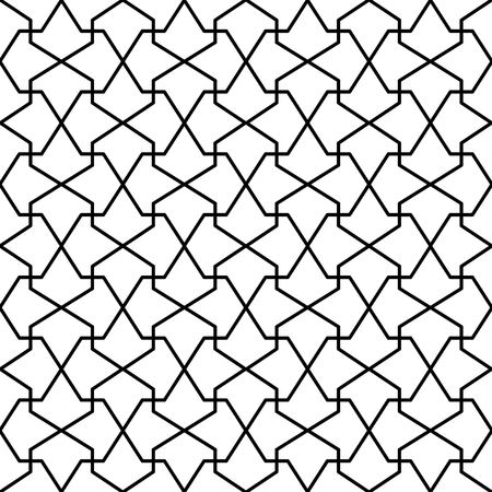 seamless geometric spin patternのイラスト素材