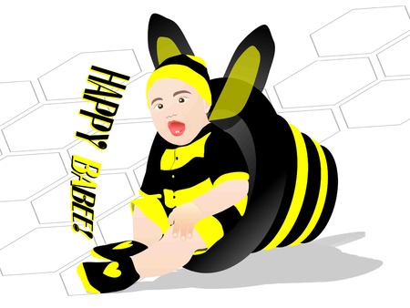 bee babyのイラスト素材