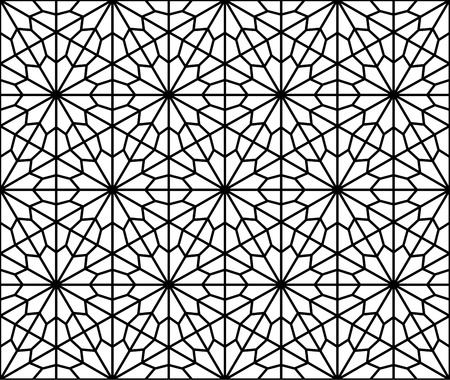 traditional geometric backgroundのイラスト素材