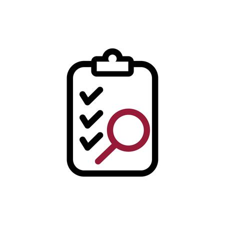 clipboard outline iconのイラスト素材