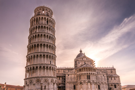 The Leaning Tower of Pisaのeditorial素材