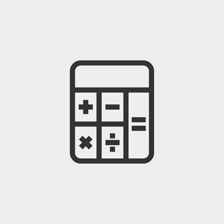 Calculator icon vectorのイラスト素材