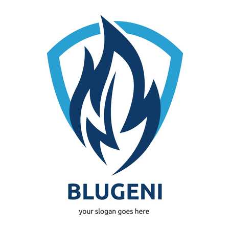 Fire logo templateのイラスト素材