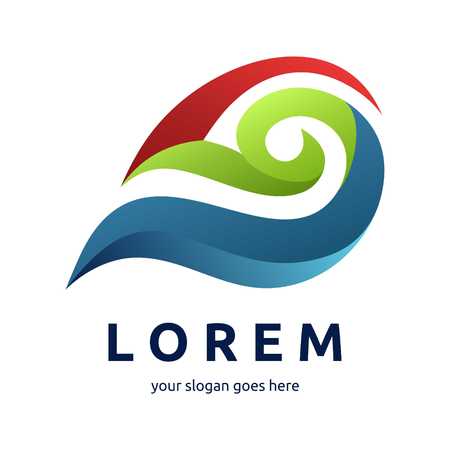 Fire logo template setのイラスト素材