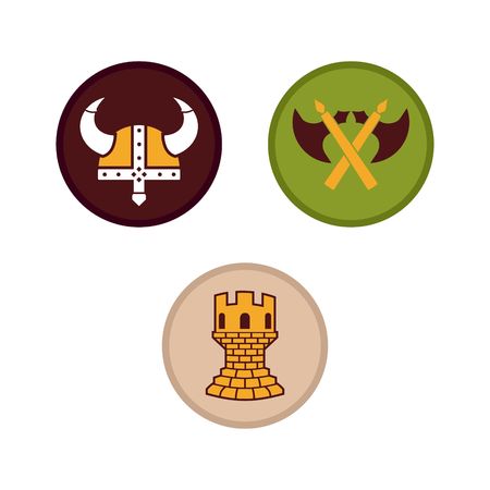 Viking Logo Templateのイラスト素材