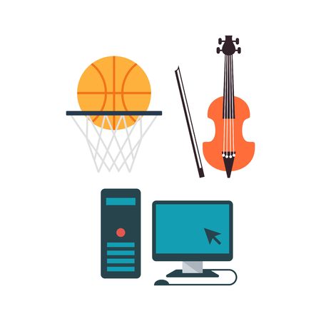 Study Icon Templateの写真素材