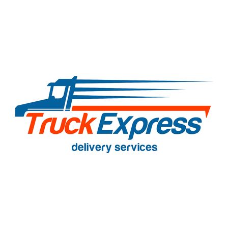 Delivery Logo Templateのイラスト素材
