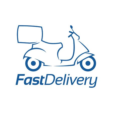 Delivery Logo Templateのイラスト素材