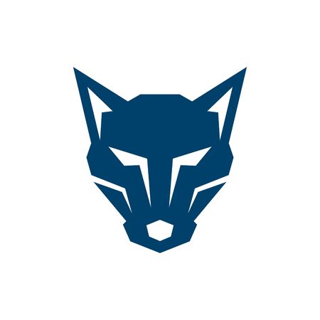 Wolf Logo Templateの写真素材