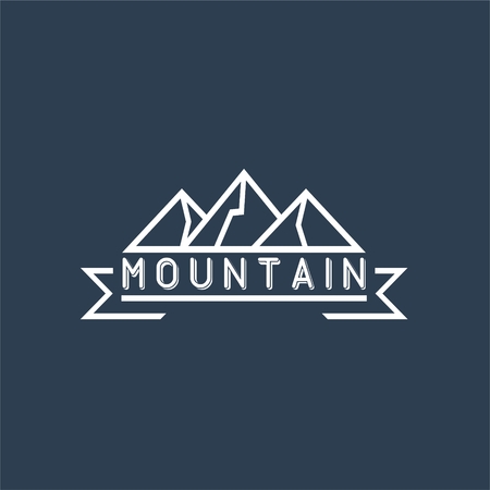 Mountain Logo Templateの写真素材