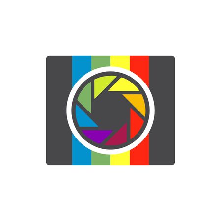 Camera Vector Templateの写真素材