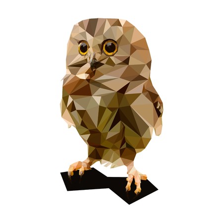 Animal Triangulation Vector Templateの写真素材