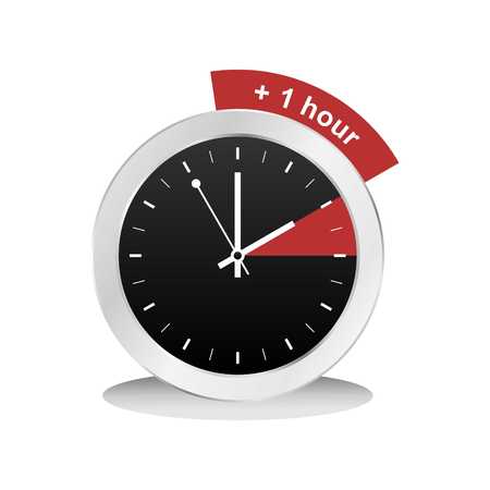 Daylight Saving Time Vector Template