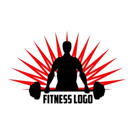 Fitness Logo Templateの写真素材