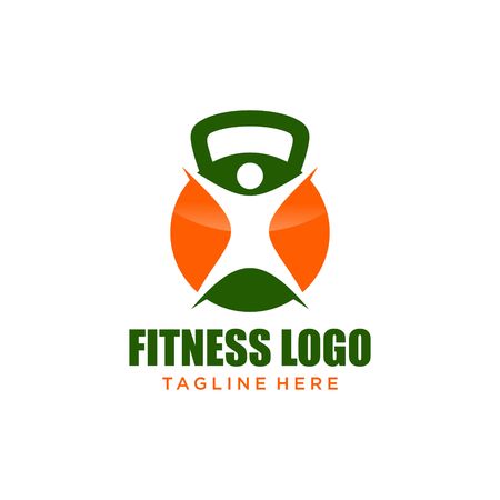 Fitness Logo Templateの写真素材