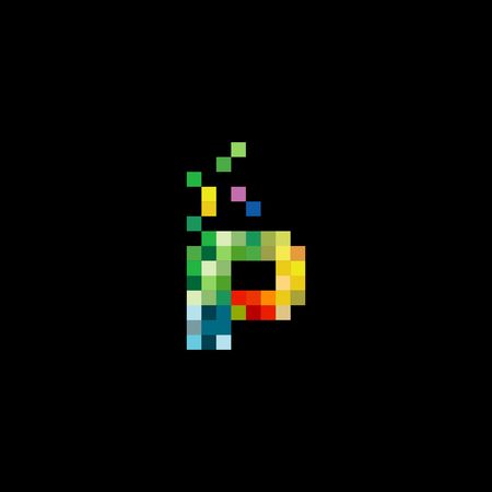 Modern Pixelated  template vectorの写真素材