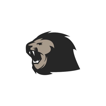 Lion Sport Logo Vector Templateの写真素材