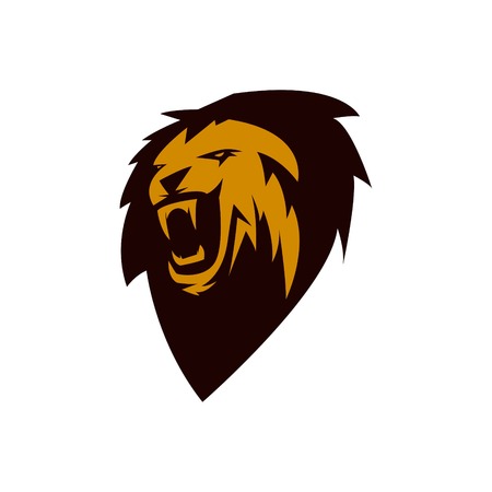 Lion Sport Logo Vector Templateの写真素材