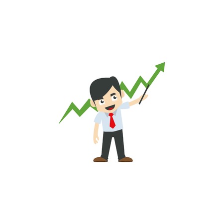 business and finance characterの写真素材