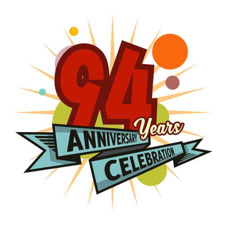 Anniversary Vector templateの写真素材