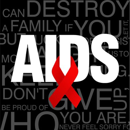 World Aids day, poster and quotes, inspirational message