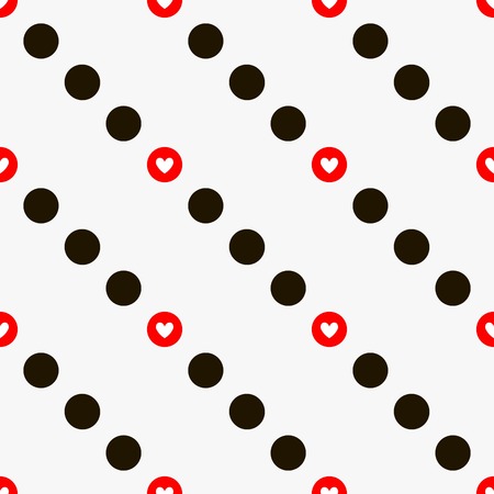 Love Seamless pattern vector templateの写真素材