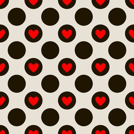 Love Seamless pattern vector templateの写真素材