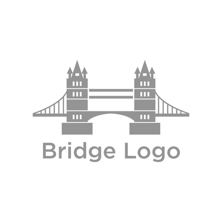 Bridge Building Logo Templateの写真素材