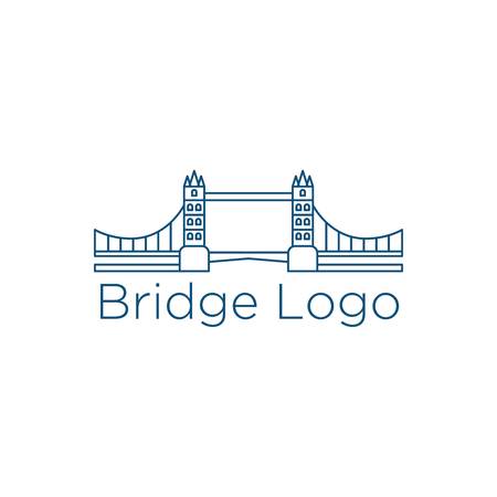 Bridge Building Logo Templateの写真素材