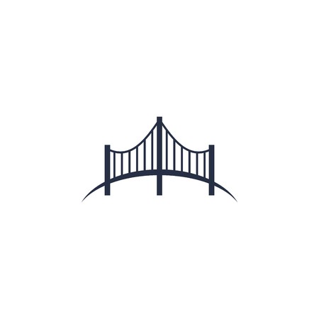 Bridge Building Logo Templateの写真素材