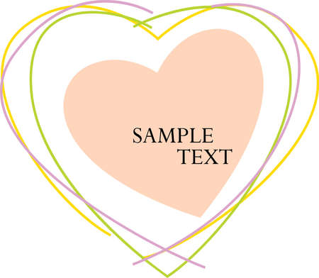 Valentine Textのイラスト素材