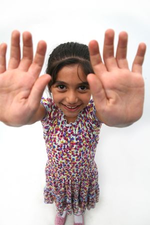 little girlsの写真素材