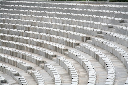 composed of blocks of hardwood outdoor theaterの写真素材