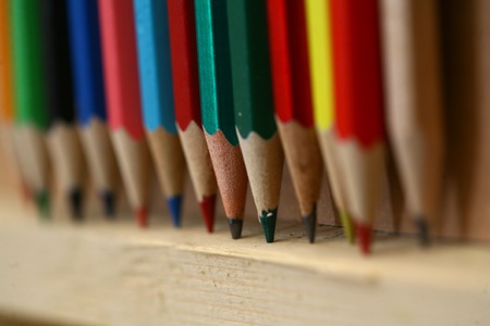 background-color close-up image of a pencilの写真素材