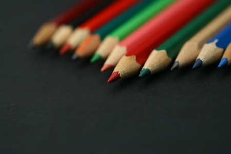 background-color close-up image of a pencilの写真素材