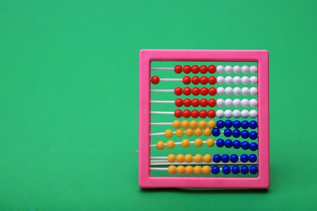 abacus focused on the shootingの写真素材