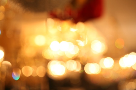 elegant crystal chandelier blur backgroundの写真素材