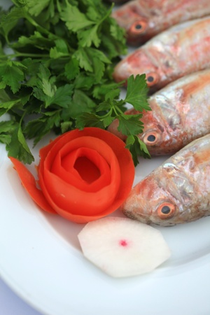 good for your health in a fish feastの写真素材