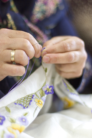 Details of the applications in Anatolia craftsの写真素材