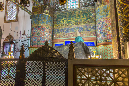 Images from the Mevlana Museum in Konyaのeditorial素材